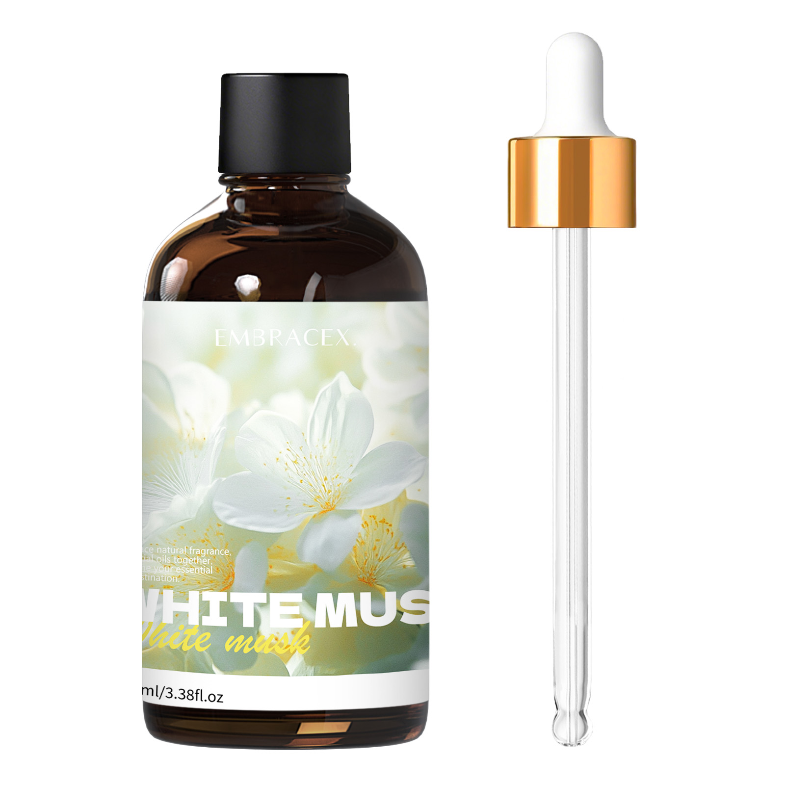 Musk White Oil - 100ml White Musk Natural Plant Essential