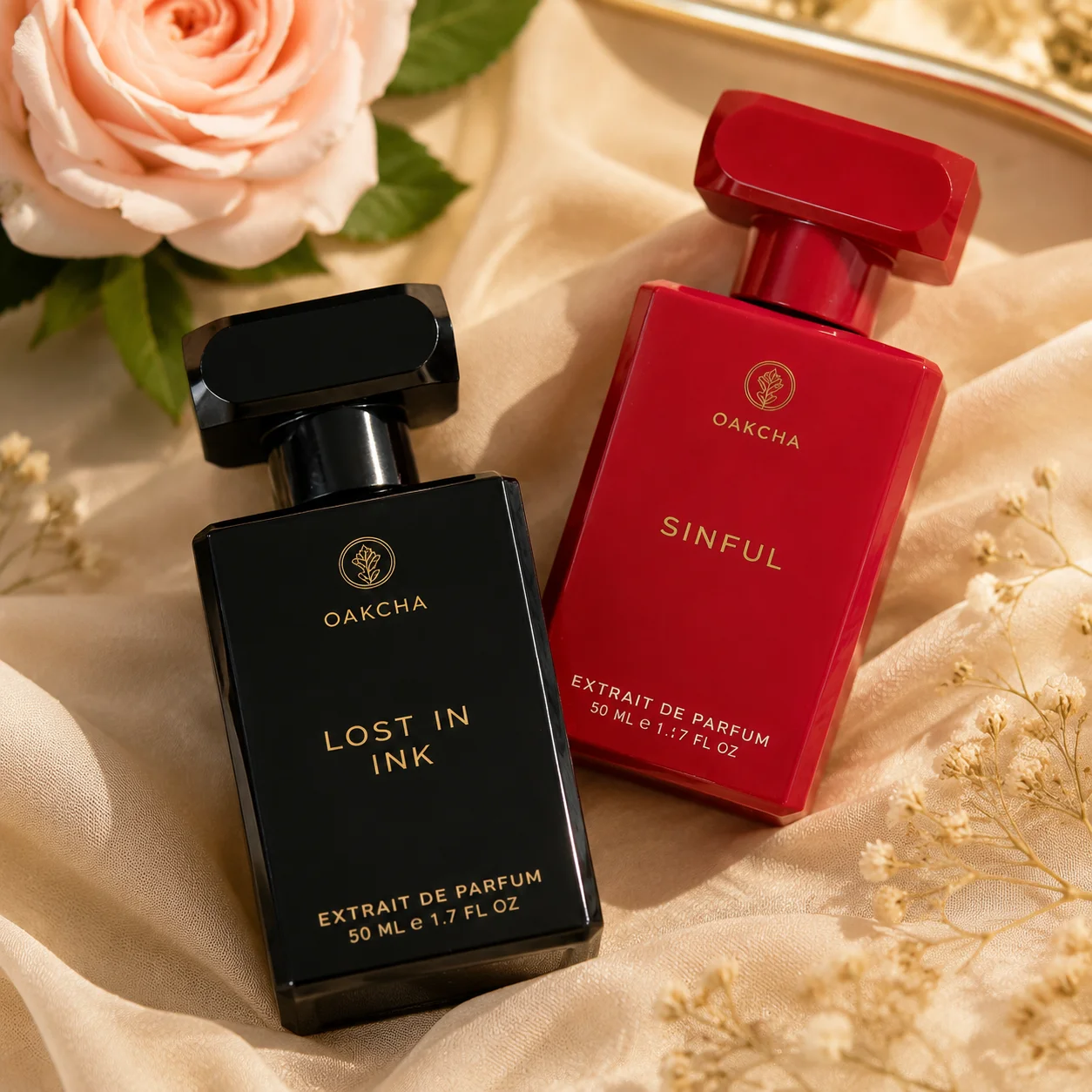 Perfume Fragrance Gift Set - OAKCHA 2PCS Extrait De Parfum Gift