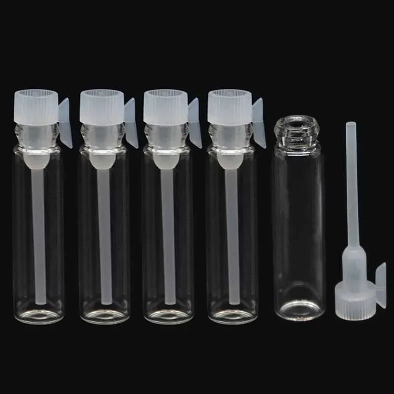 Perfume Fragrance Lab - 100pcs/lot 1/2/3ml Clear Mini Glass Perfume