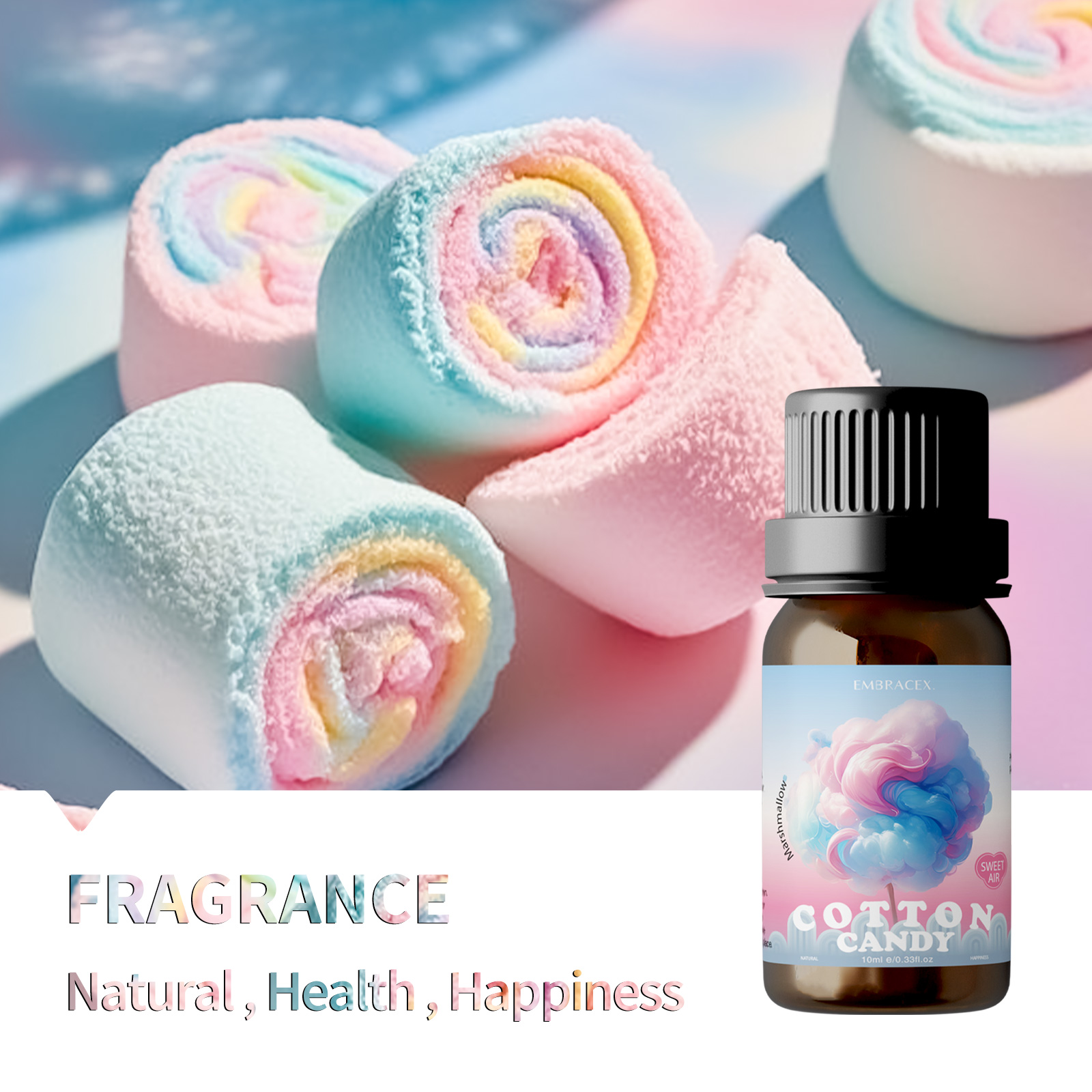 10ml Marshmallow/Cotton Candy  - Perfume Fragrance Essence recension och pris