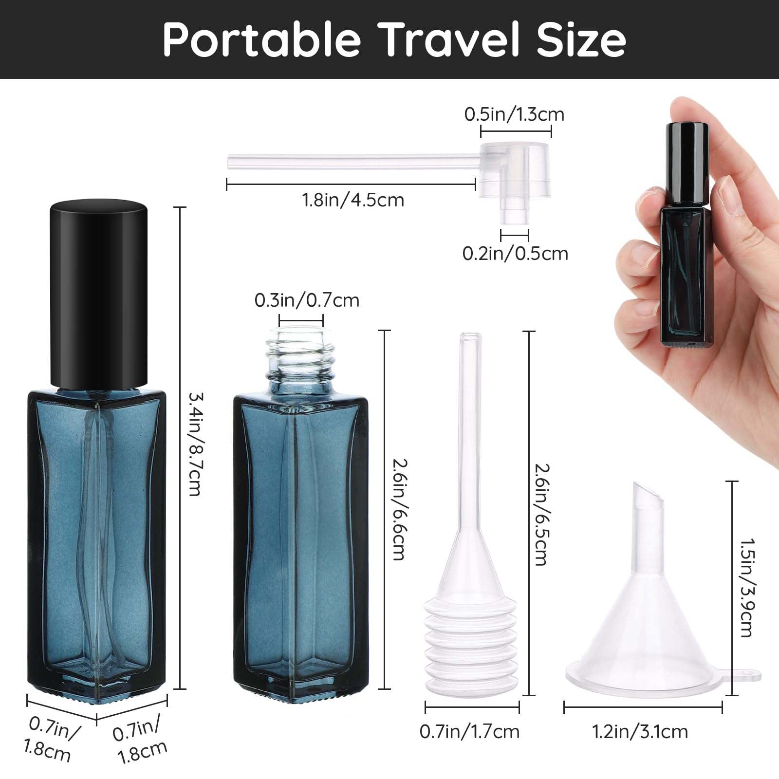 10pcs Perfume Bottle Spray Emp - Perfume Fragrance Mist recension och pris
