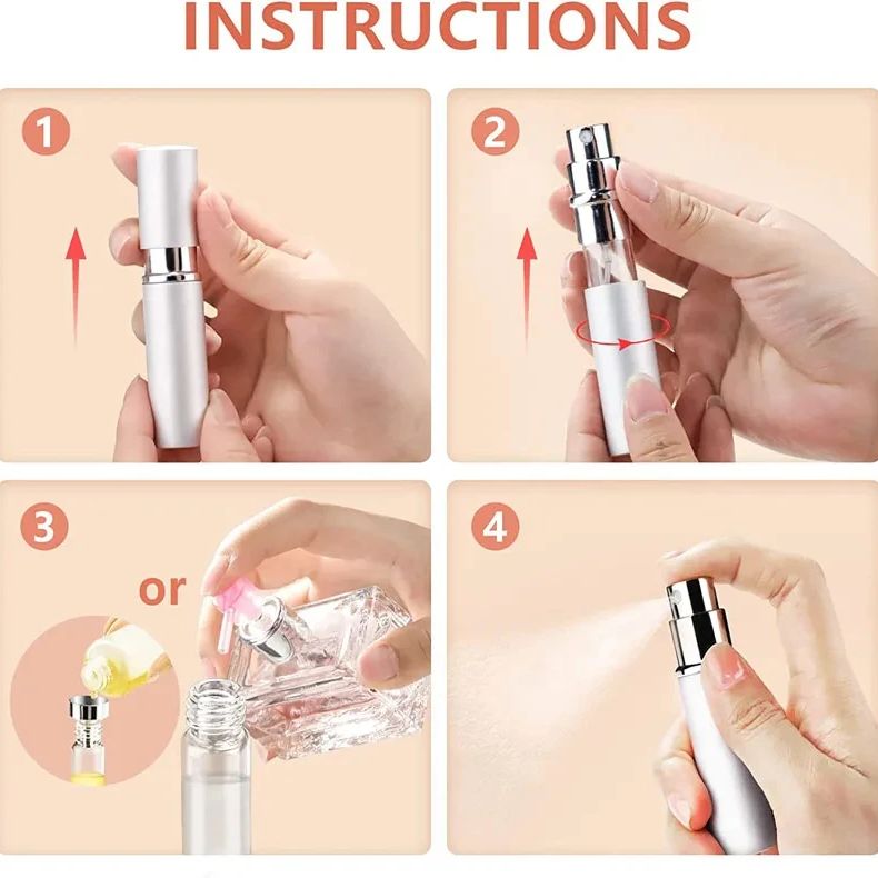 4pcs+4 Accessories 5ml Refilla - Perfume Fragrance Booster recension och pris