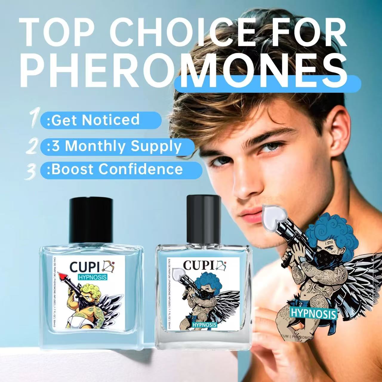 10/50ML Cupid Pheromone Hypnos - Perfume Aqua Fragrance recension och pris