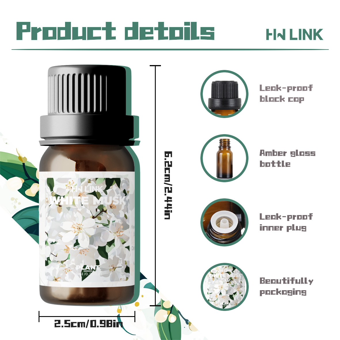 White Musk Essential Oils 10ml - Musk White Oil recension och pris