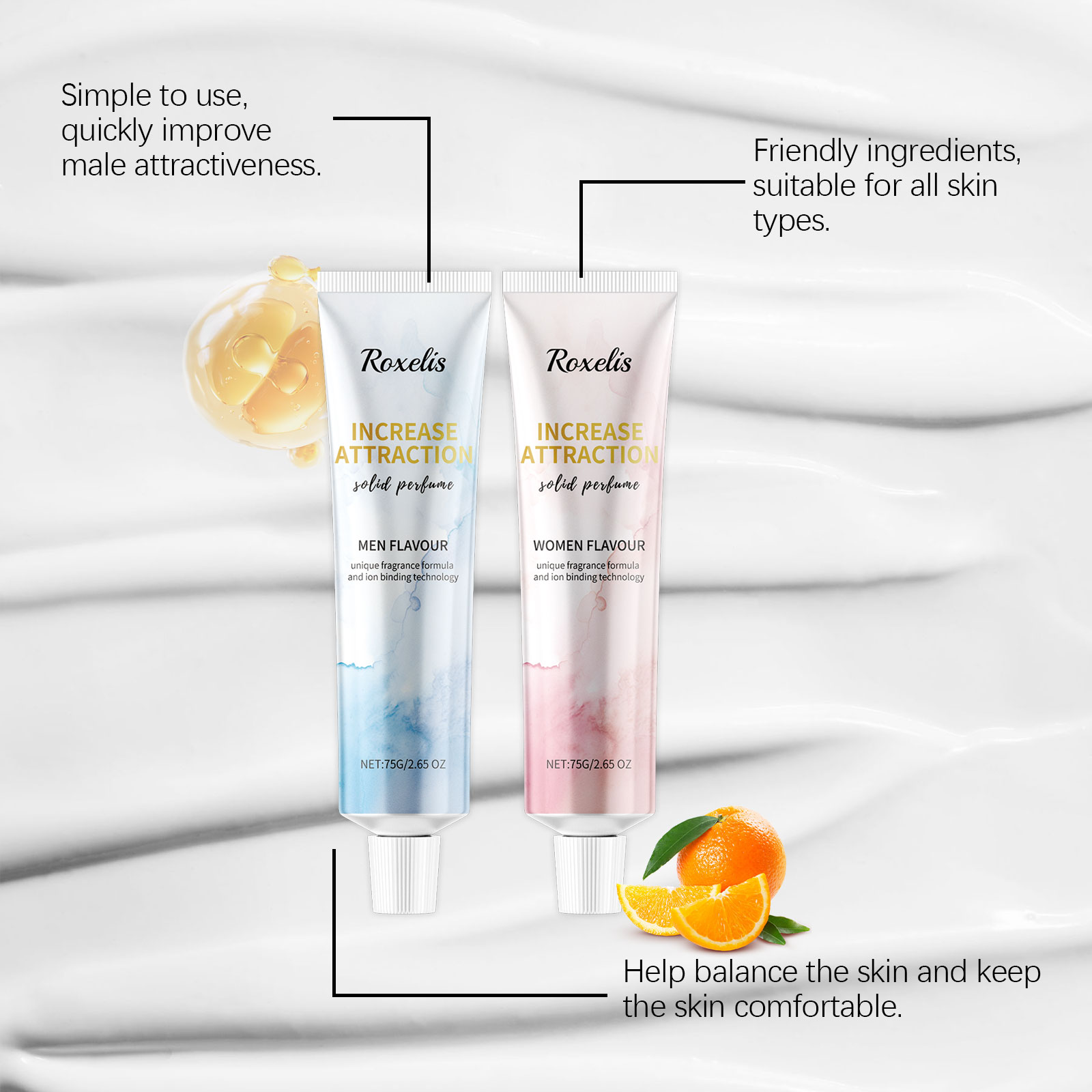 75g Woody Citrus Perfume Stick - Perfume Fragrance Enhancer recension och pris