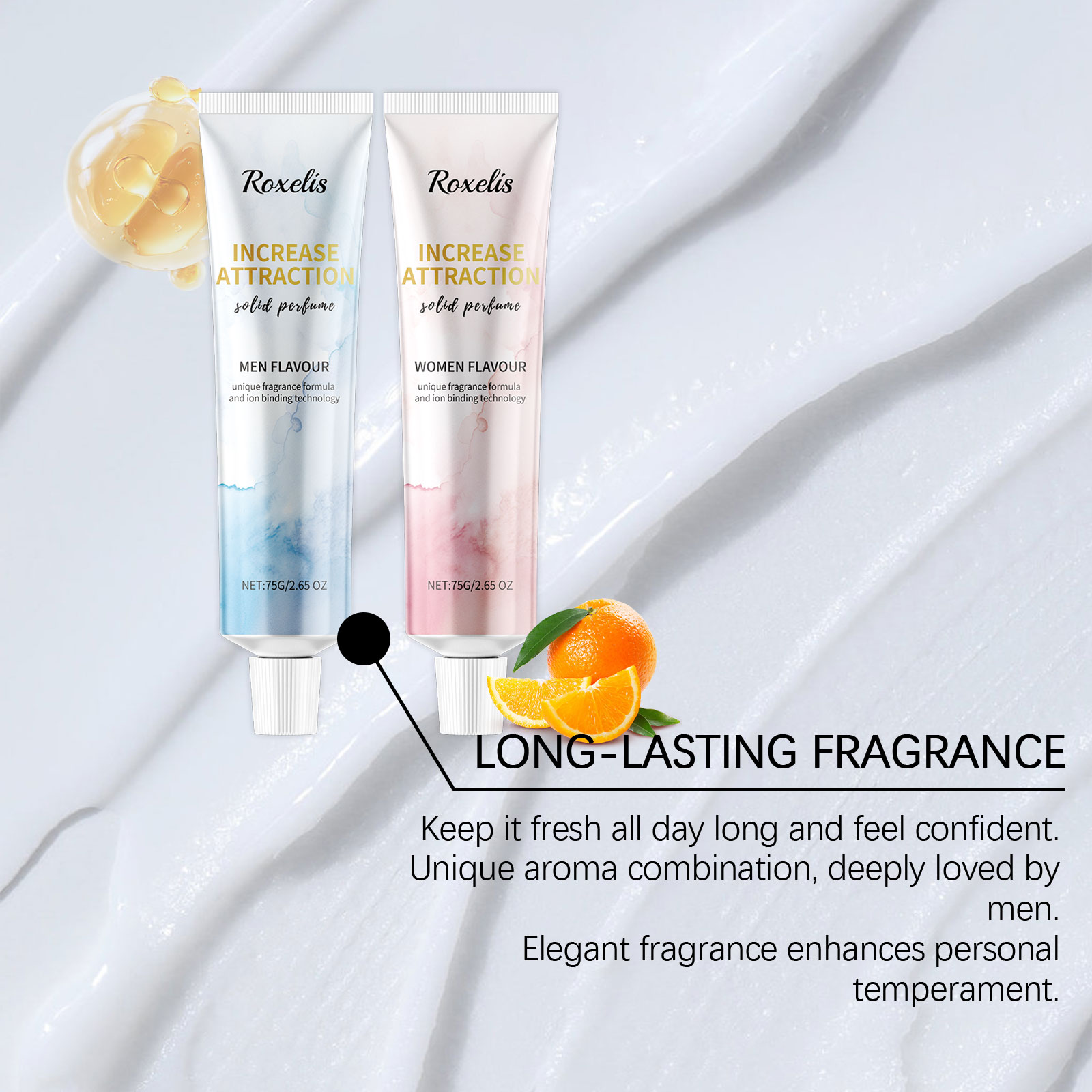75g Woody Citrus Perfume Stick - Perfume Fragrance Enhancer recension och pris