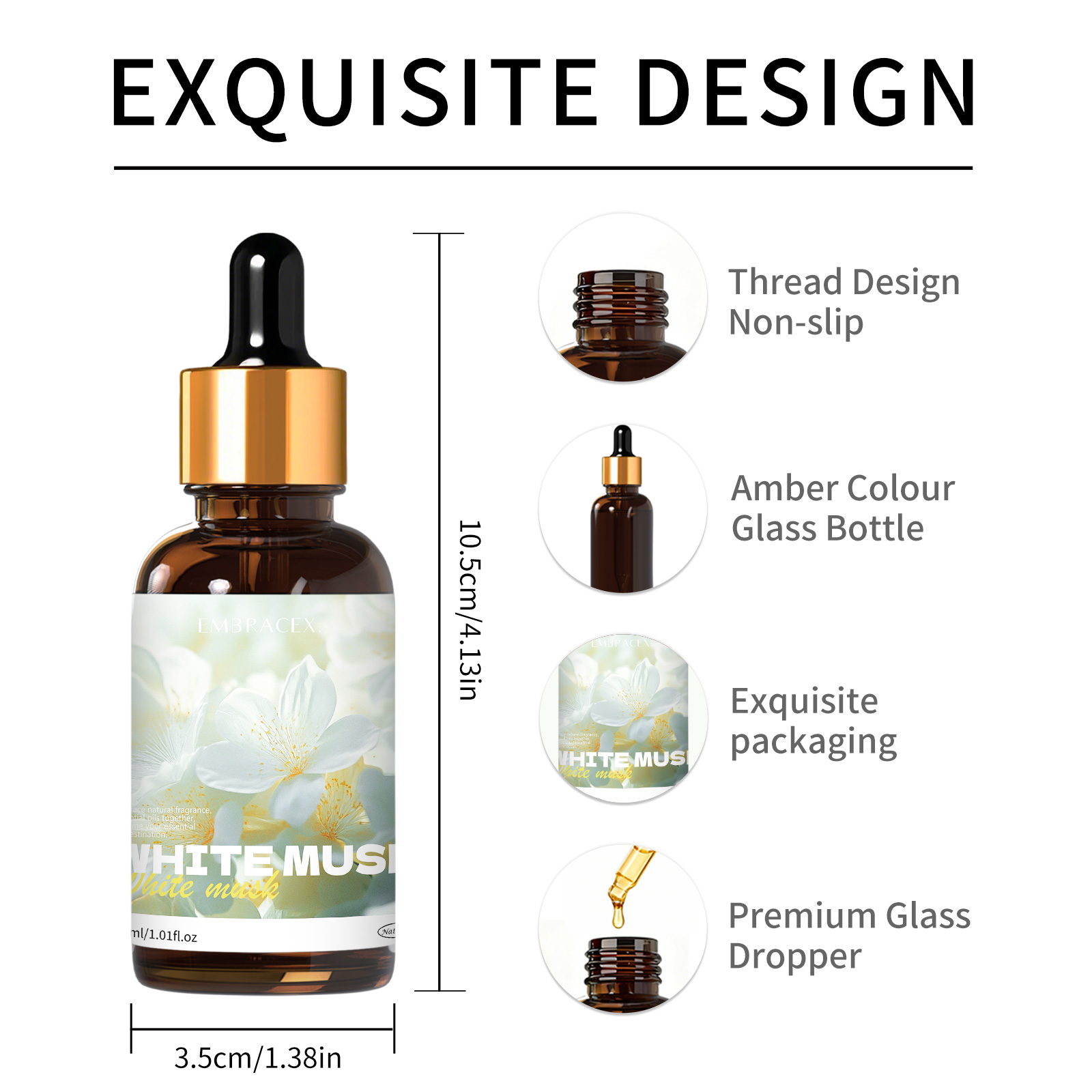 30ml White Musk Essential Oil  - Musk White Oil recension och pris