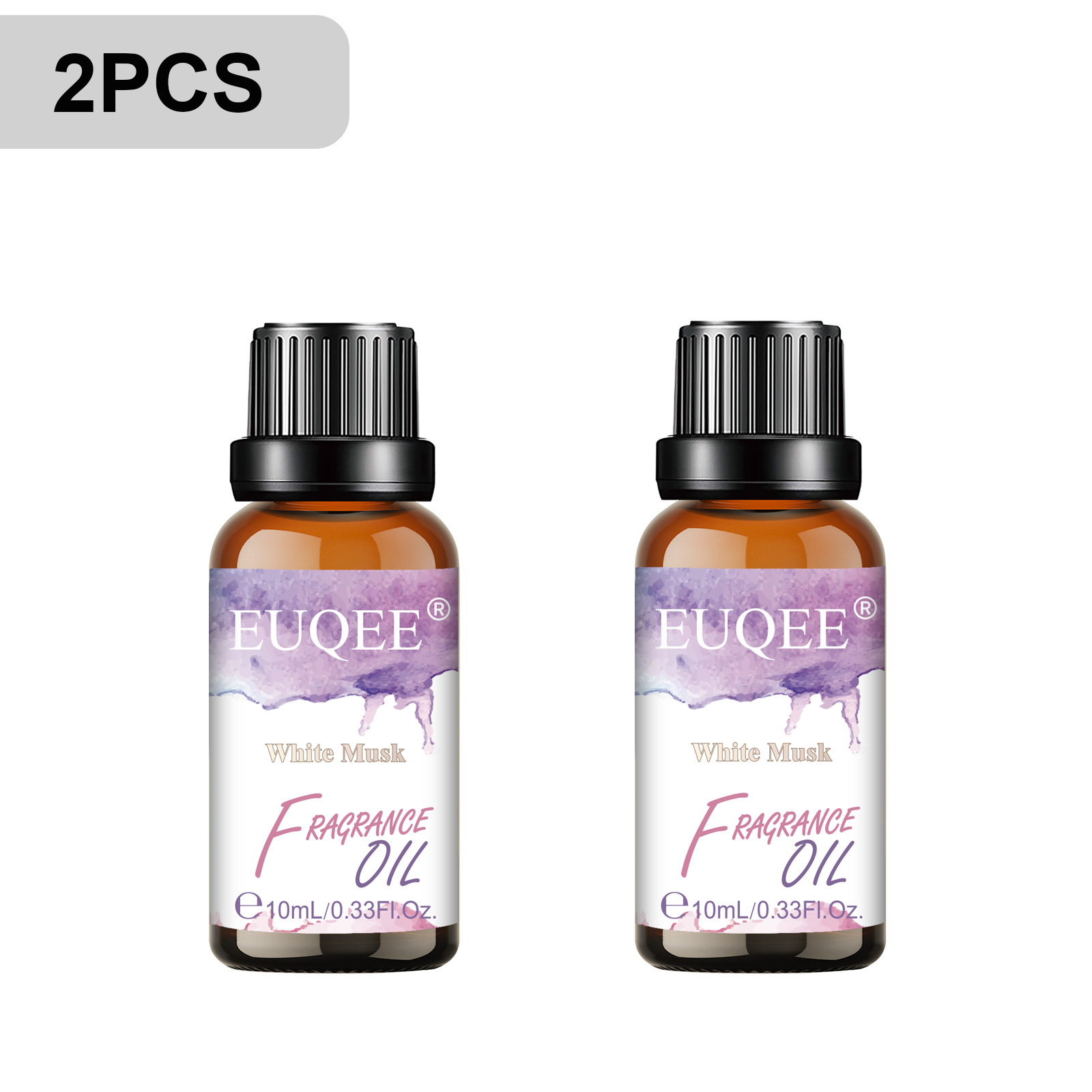 EUQEE 2 Bottles 10ml Aromather - Musk White Oil recension och pris